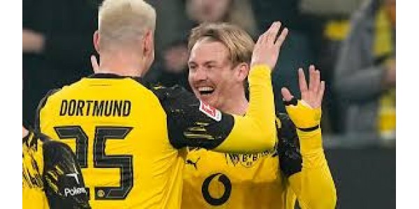 Borussia Dortmund wint thuis van VfL Borussia Mönchengladbach